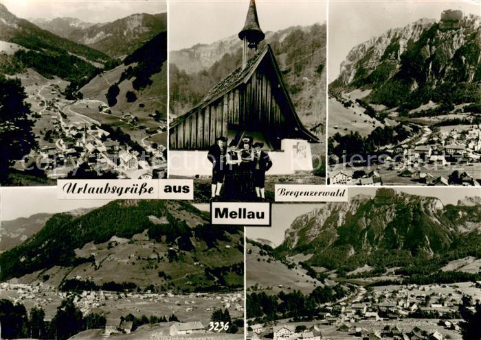 Mellau Vorarlberg Panorama Fliegeraufnahmen Kapelle