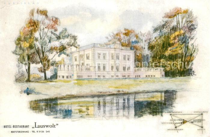Beetsterzwaag Hotel Restaurant Lauswolt Illustration
