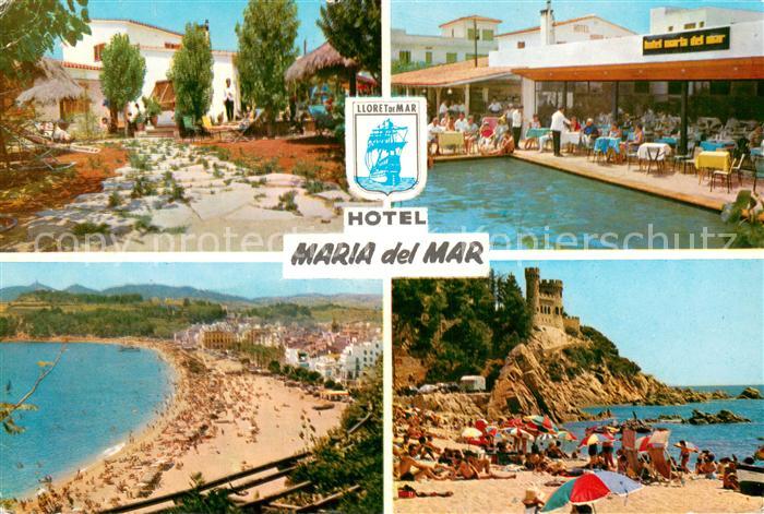 Lloret de Mar Hotel Maria del Mar Strandpartien