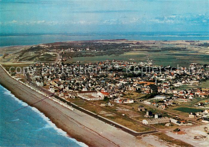 Cayeux 80-sur-Mer La Cote d’Opale Vue aerienne la Plage le Camping