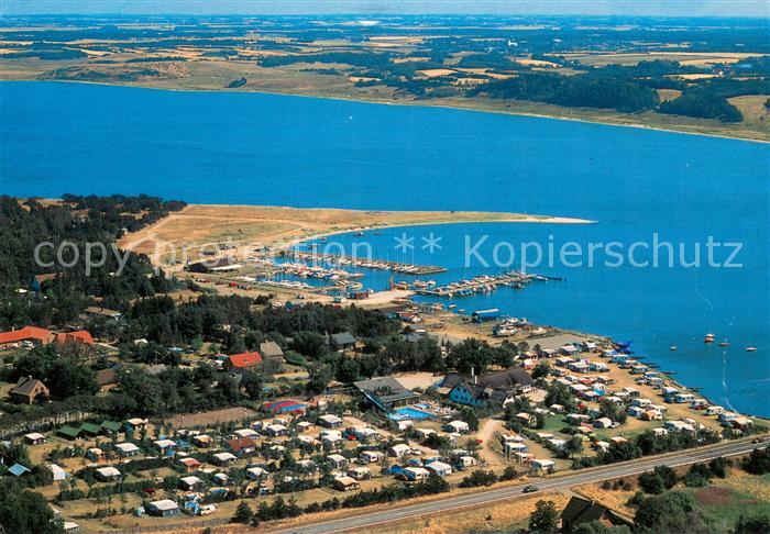 Hojslev Virksund Camping Fliegeraufnahme