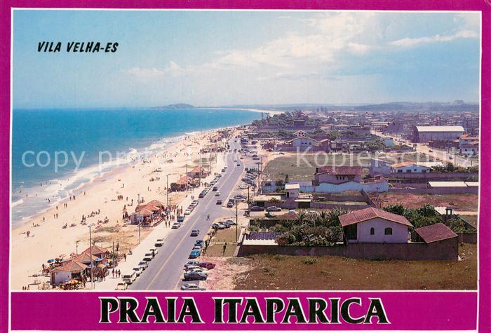 Vila Velha Brazil Praia Itaparica Beach Fliegeraufnahme