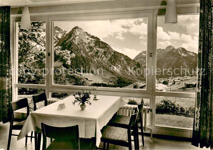 Mittelberg Kleinwalsertal Alpenhaus Walsertal Panoramablick