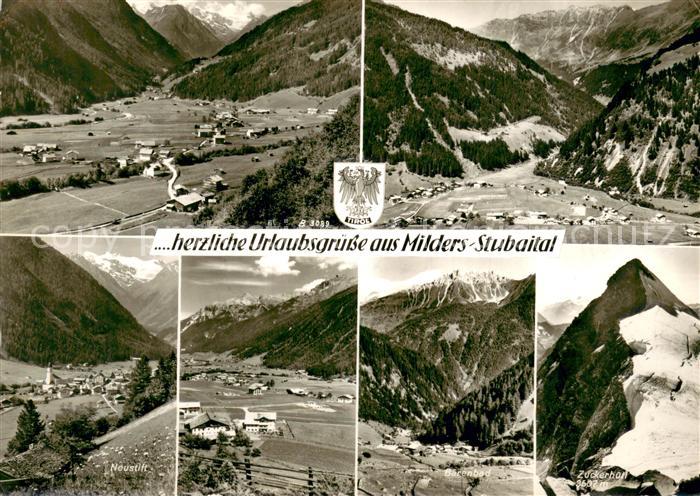 Milders Stubaital Neustift Baerenbad Zuckerhuetl Fliegeraufnahme