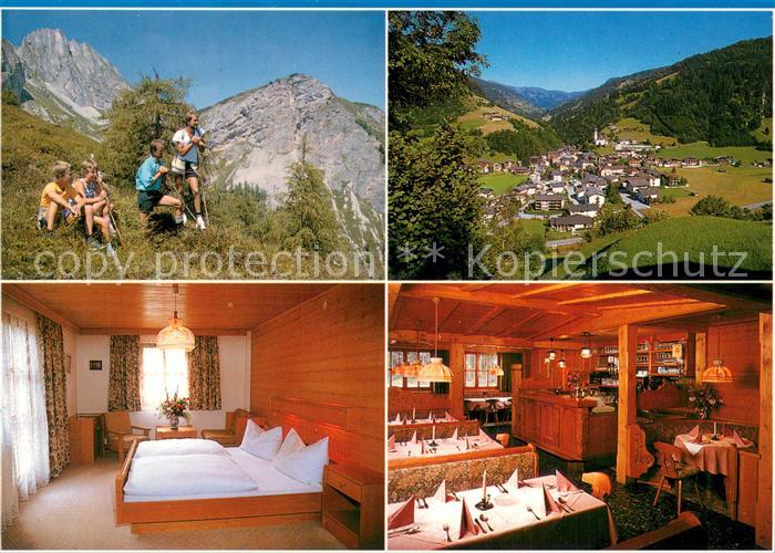 Schied Grossarl Bergwandern Panorama Schiederhof Zimmer Gaststube