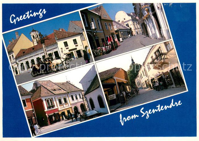 Szentendre Pferdekutsche Ortsmotive