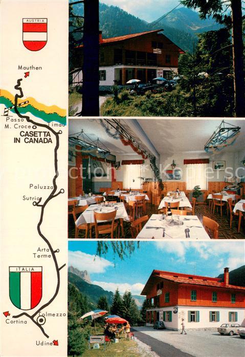 Croce Menaggio Albergo Ristorante Casetta in Canada Strada die Monte Croce
