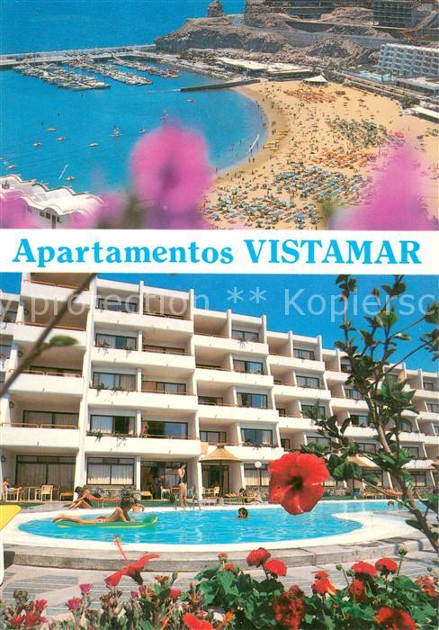Puerto Rico Gran Canaria Apartamentos Vistamar Strand Pool