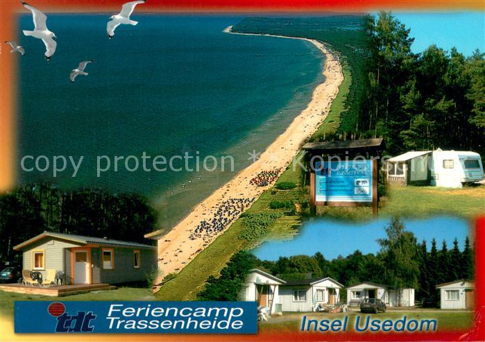 Trassenheide Usedom Fliegeraufnahme Feriencamp Trassenheide