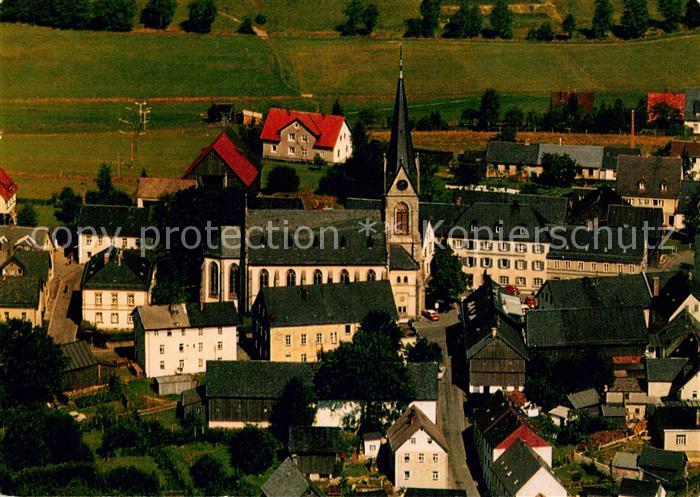 Bonn Rhein Teilansicht mit Kirche Fliegeraufnahme