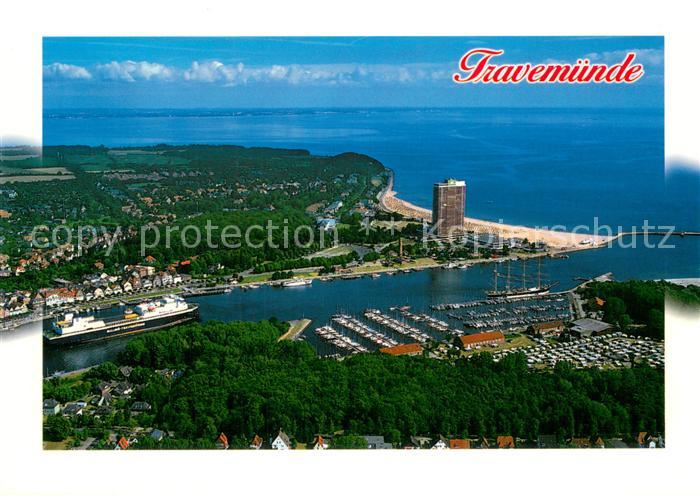 Travemuende Ostseebad Fliegeraufnahme