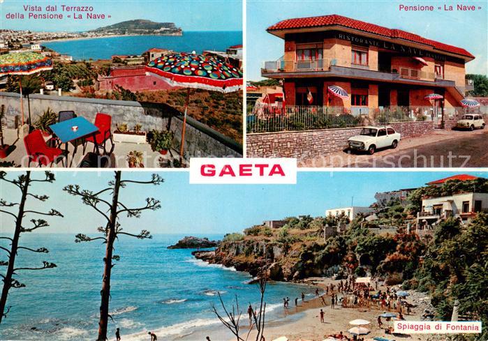 Gaeta Vista dal Terrazzo della Pensione La Nave Spiaggia di Fontania