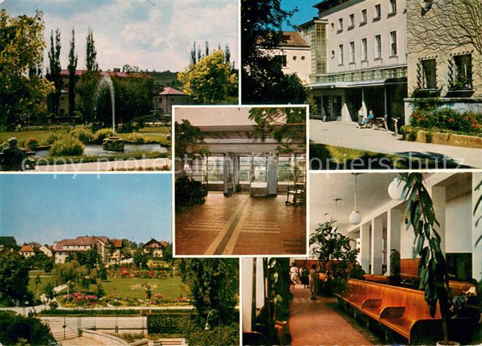 Gallspach Institut Zeileis Kurpark Eingang Halle Ausblick Warteraum
