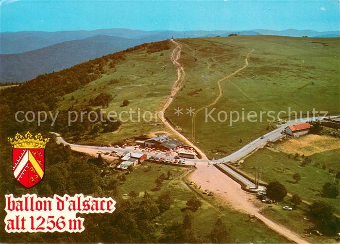 Ballon d Alsace Crete des Vosges et des Alpes Vue aerienne