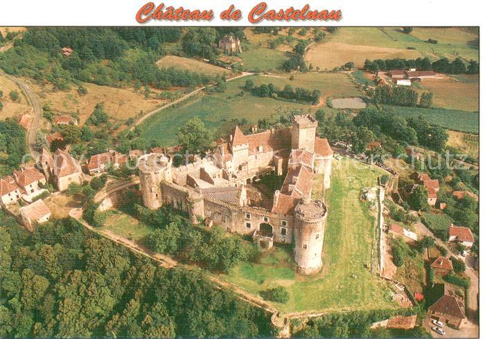 Castelnaud-de-Gratecambe Chateau de Castelnau Vue aerienne