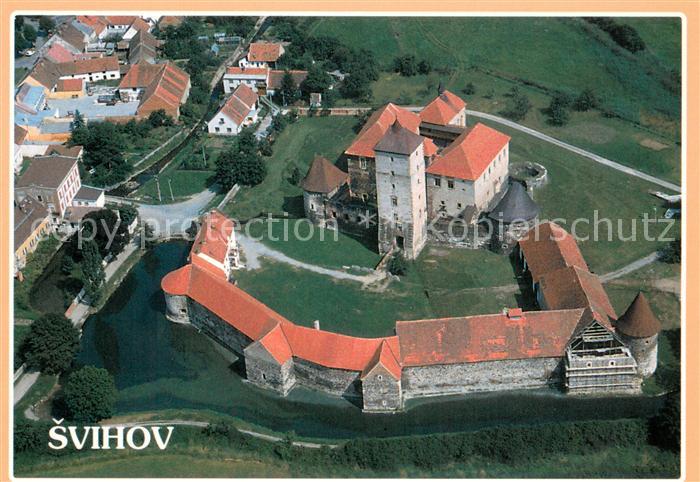 Svihov Czechia Wasserburg Fliegeraufnahme