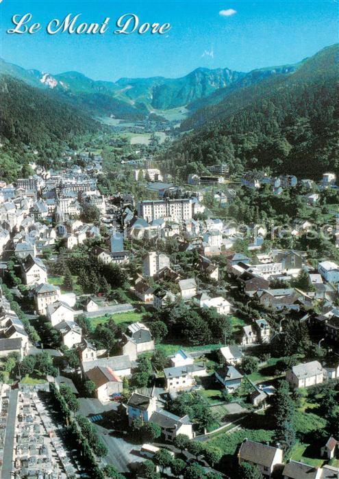 Le Mont-Dore Puy de Dome Vue aerienne