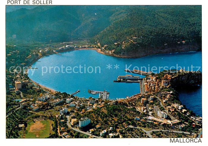 Port de Soller Fliegeraufnahme