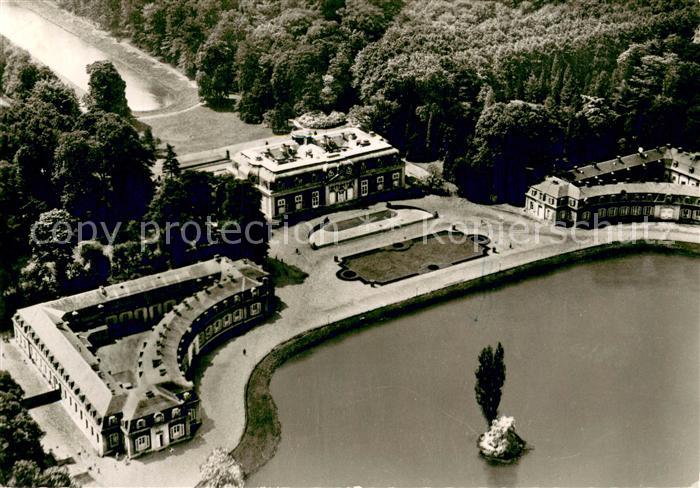 DuessELDORF  CITY Schloss Benrath Fliegeraufnahme
