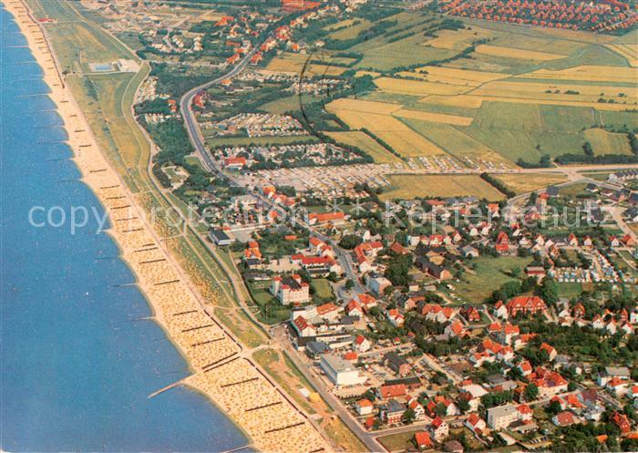 Duhnen Cuxhaven Fliegeraufnahme