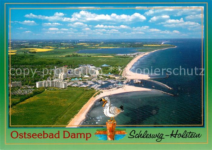Damp Ostseebad Fliegeraufnahme