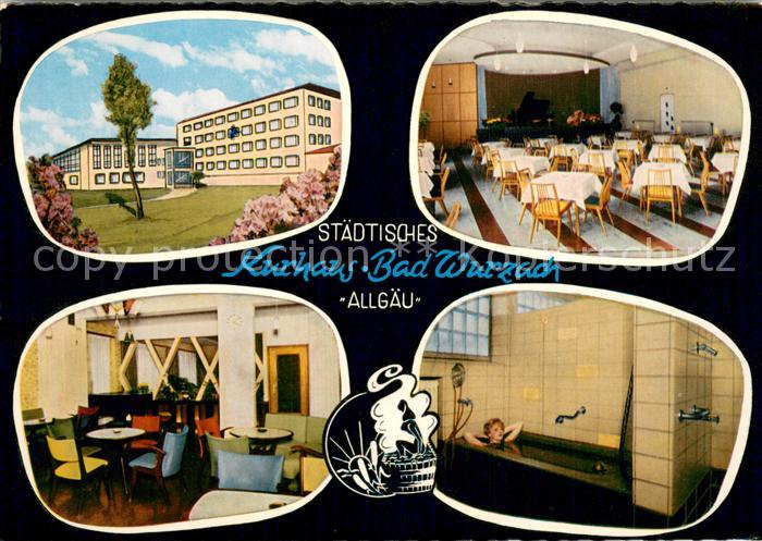 Bad Wurzach Staedtisches Kurhaus Speisesaal Aufenthaltsraum Moorbad