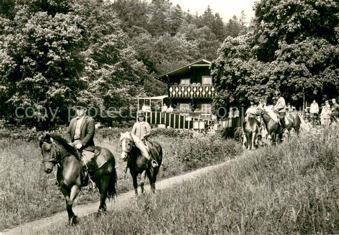 Wernigerode Harz HO Gaststaette Christanental Reittouristik
