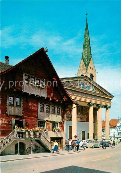 Dornbirn Vorarlberg Rotes Haus am Marktplatz