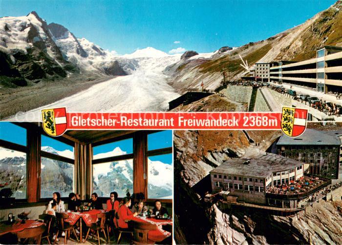 Grossglockner Gletscher Restaurant Freiwandeck Sonnenterrasse Gaststube