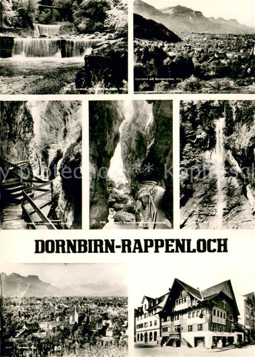 Dornbirn Vorarlberg Rappenloch Details Wasserfall Panorama