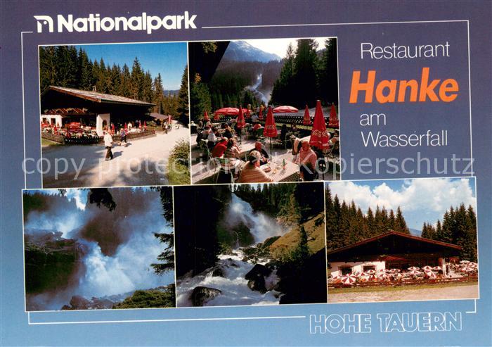Krimml Restaurant Hanke am Wasserfall Terrasse Panorama