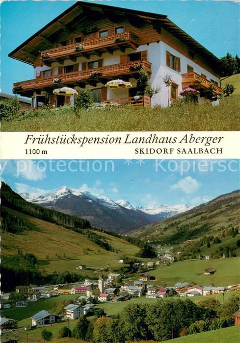 Saalbach-Hinterglemm Fruehstueckspension Landhaus Aberger Panorama