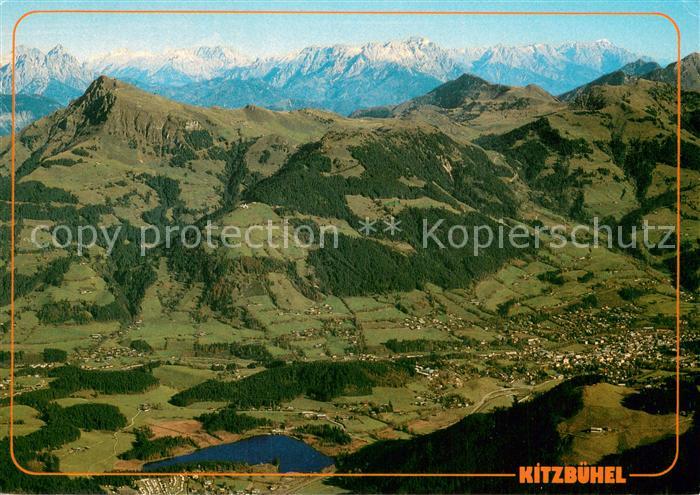 Kitzbuehel Tirol Fliegeraufnahme