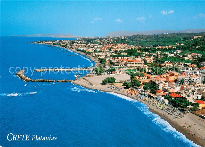 Platanias Fliegeraufnahme