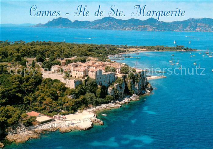 Cannes 06 Les Iles de Lerins Ile de Ste Marguerite Vue aerienne