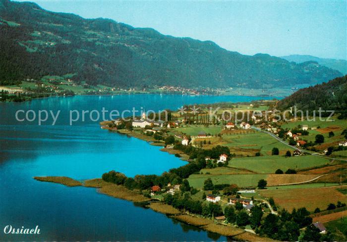 Ossiach Ossiachersee Fliegeraufnahme
