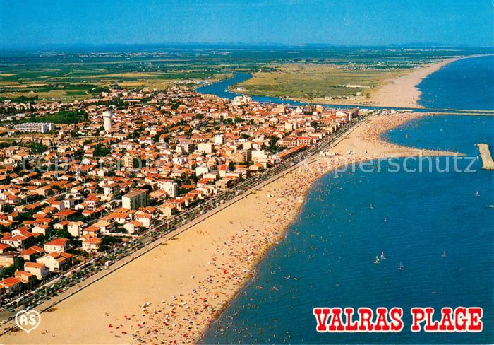 Valras-Plage En Parcourant la Cote Mediterranee Vue