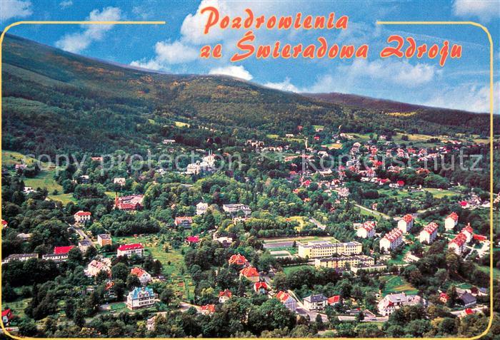 Swieradow Zdroj Bad Flinsberg Fliegeraufnahme