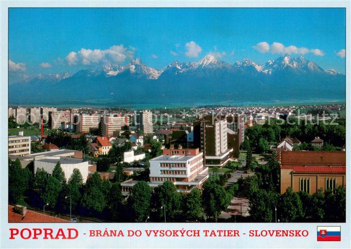 Poprad Brana do Vysokych Tatier Fliegeraufnahme