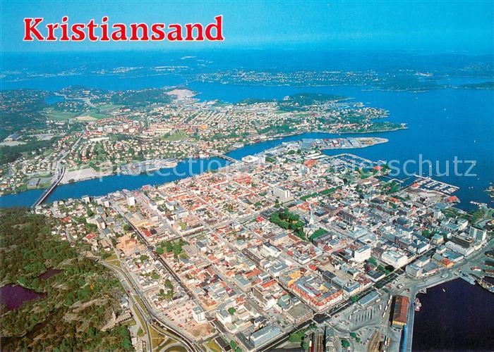 Kristiansand Fliegeraufnahme