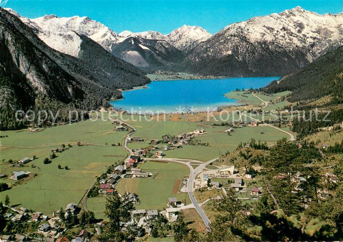 Maurach Achensee Panorama Blick gegen Pertisau und Karwendelgebirge