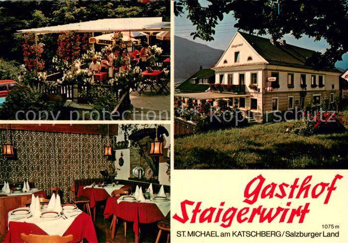 St Michael Lungau Gasthof Staigerwirt Restaurant Terrasse