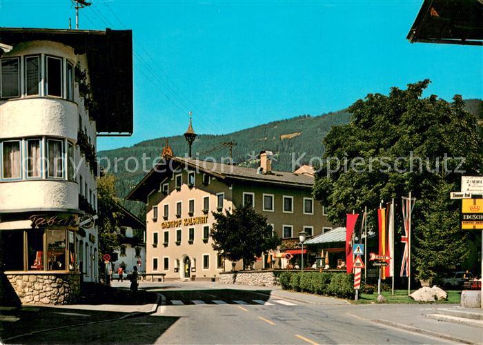 Kirchberg Tirol Strassenbild Gasthof Sommerfrische