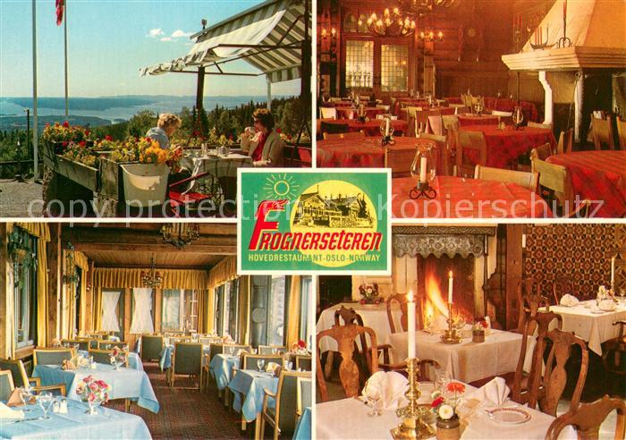 Oslo  Norway Frognerseteren Restaurant Terrasse