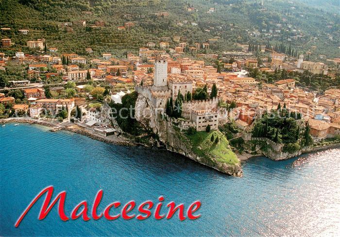 Malcesine Lago di Garda Ort am Gardasee Burg der Scaliger