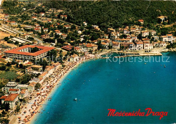 Moscenicka Draga Kroatien Kuestenort Strand
