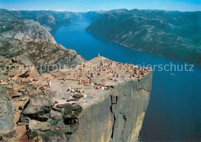 Prekestolen Stavanger Felsplattform Lysefjord