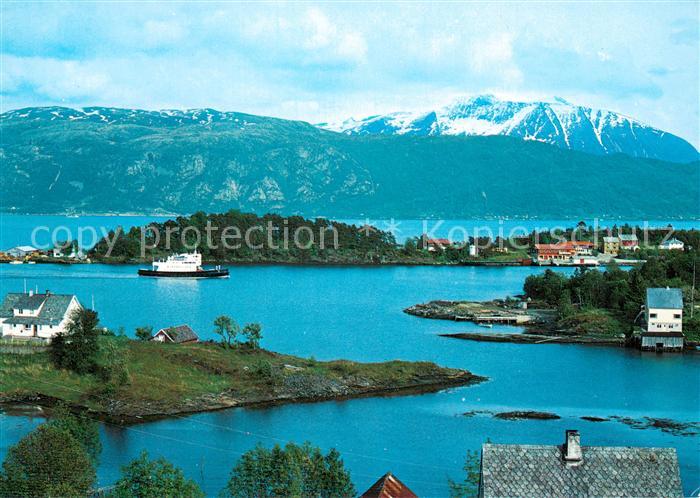 Gjermundshamn Panorama Fjord Berge