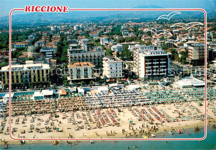 Riccione Italia Panorama dall aereo