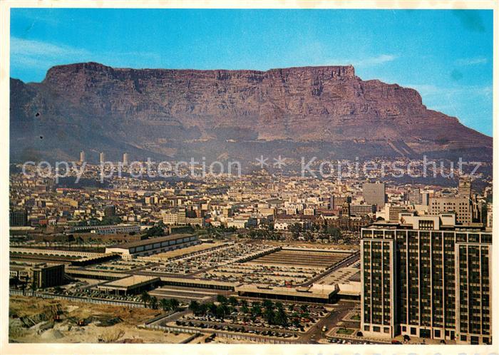 Cape Town Kaapstad Kapstadt Modern parking area Table Mountain aerial view